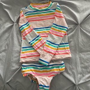 J.Crew rash guard set UPF 50